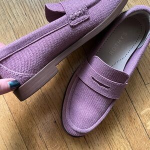 Rothy's Penny Loafers in Lilac